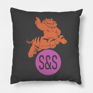 Stripes and Stripes Fashion Tech Logo Pillow