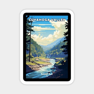 Cuyahoga Valley National Park Travel Poster Magnet