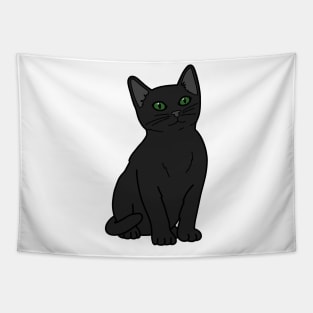 Black Cat Tapestry