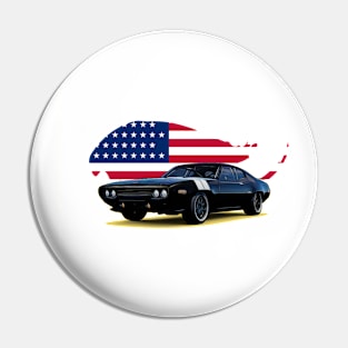 Classic GTX USA Print Pin