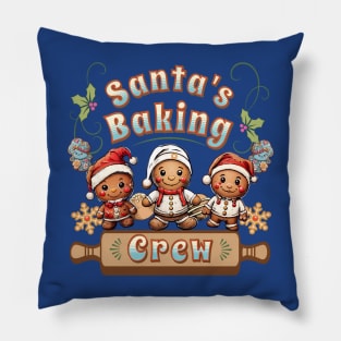 Santa’s Baking Crew Pillow