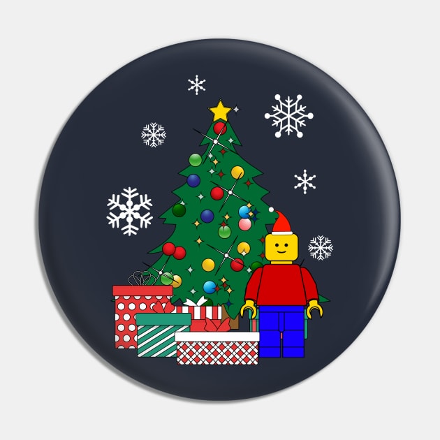 Lego Man Around The Christmas Tree Pin by Nova5