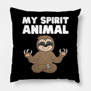 My Spirit Animal Sloth Pillow