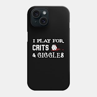 Crits and Giggles - Dark Phone Case