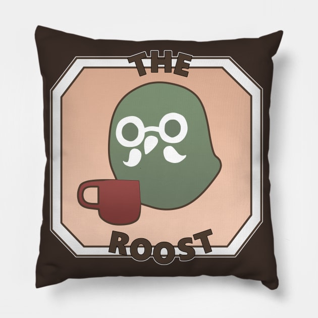 The Roost Cafe Pillow by Modeko