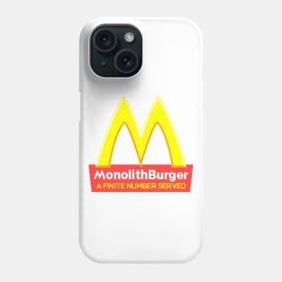 Monolith Burger 8-bit Phone Case