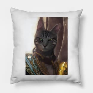 Mystic Mage cat: Magnus Pillow