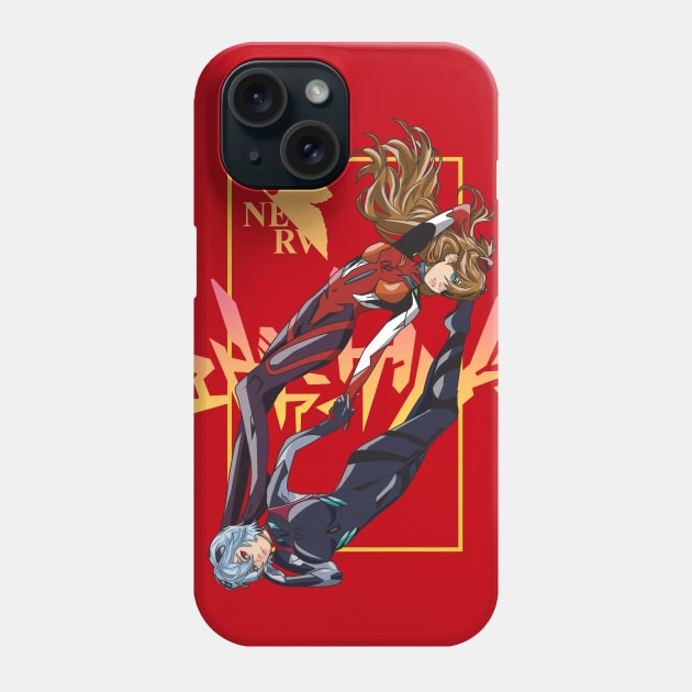 Asuka & Rei Phone Case by Artillery26