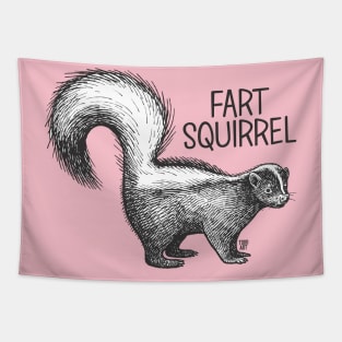 FART SQUIRREL Tapestry