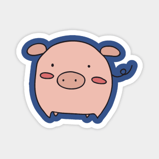 Little Pink Piggy Magnet