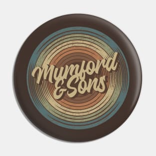 Mumford & Sons Vintage Vinyl Pin