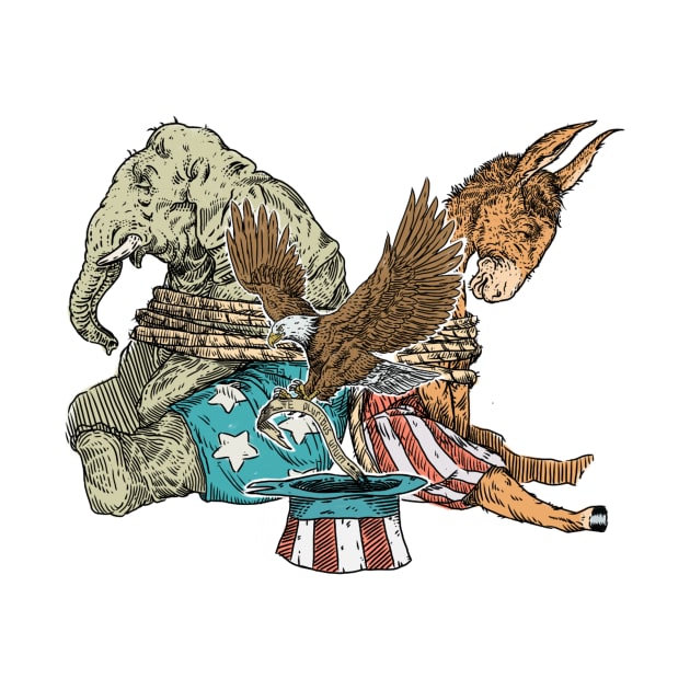 American Eagle E Pluribus Unum by dezeight