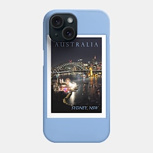 Sydney Night Skyline Phone Case