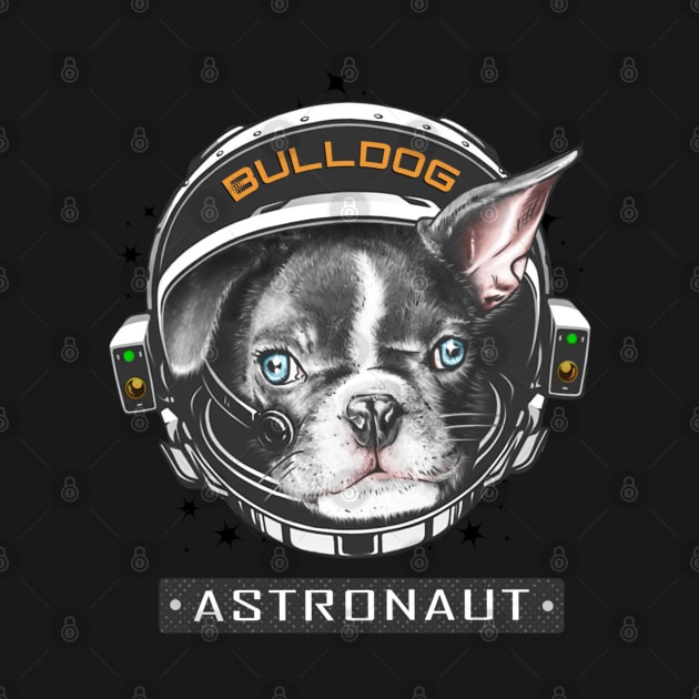 French Bulldog Astronaut by Cataraga