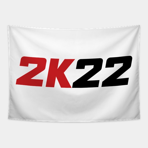 2K22 (black) Tapestry by AMangoTees