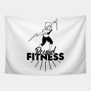 Workout with drumsticks - Pound Fitness Tapestry