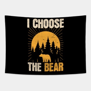 I Choose The Bear Tapestry