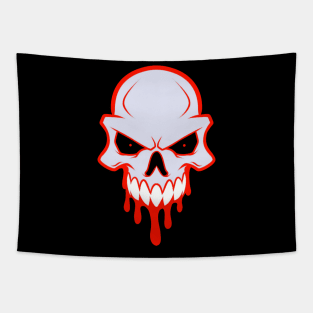 Bloody Skull Tapestry