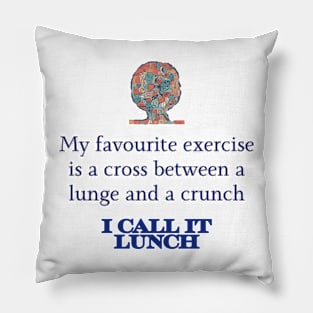 Mental Health Awareness - Lunge and a crunch Pillow