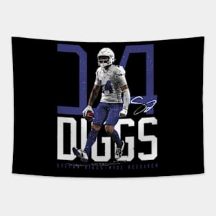 Stefon Diggs Buffalo Bold Number Tapestry