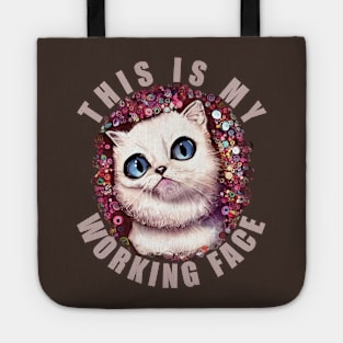 Office humor, funny cat Tote