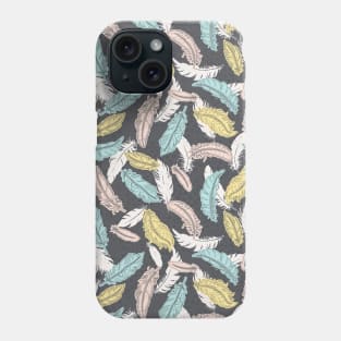 Line art Feathers Phone Case