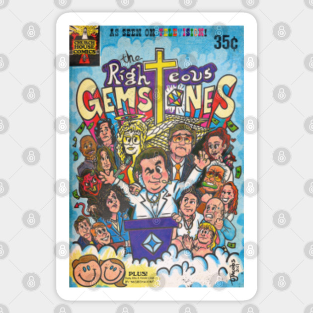 Cartoon Gemstones - The Comic! - Righteous Gemstones - Sticker