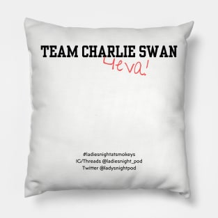 Team Charlie Swan Pillow