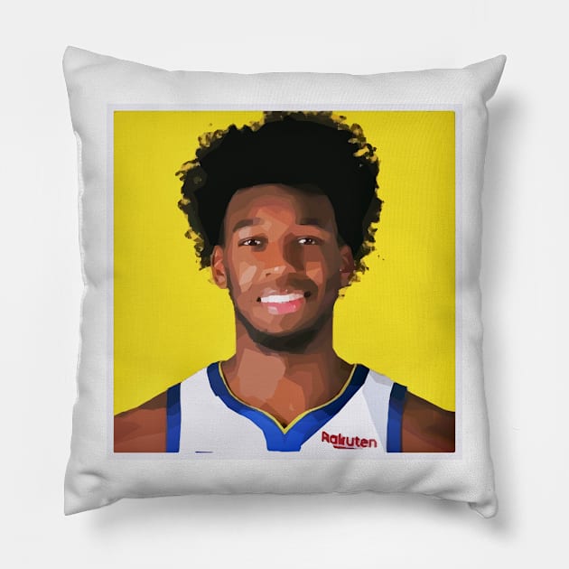 James Wiseman Pillow by Playful Creatives