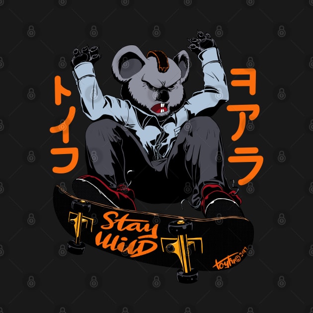 Stay Wild Koala by zeroaxis