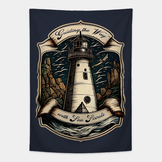 Guiding the Way with Sea Scouts Tapestry by ABART BY ALEXST 