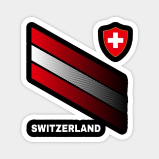 Vintage Switzerland Sunflower Flag Switzerland Soccer Lover Magnet