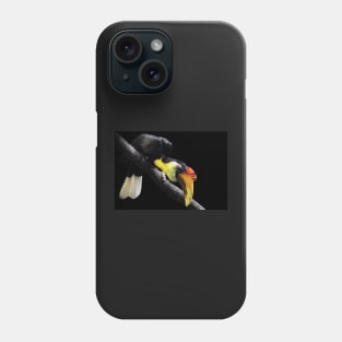 Wrinkled hornbill Phone Case