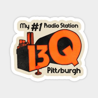 13Q Pittsburgh Retro Defunct Radio Station Magnet