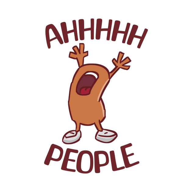 Bean Screaming AH PEOPLE by ksemstudio
