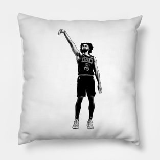 Derrick White Buzzer Beater Pillow