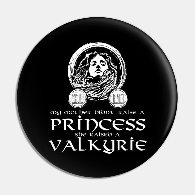 Valkyrie - Medieval Norse Mythology Viking Valhalla Myth Pin by Styr Designs