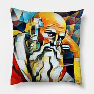 St. Jerome Abstract Portrait | St. Jerome Artwork 2 Pillow