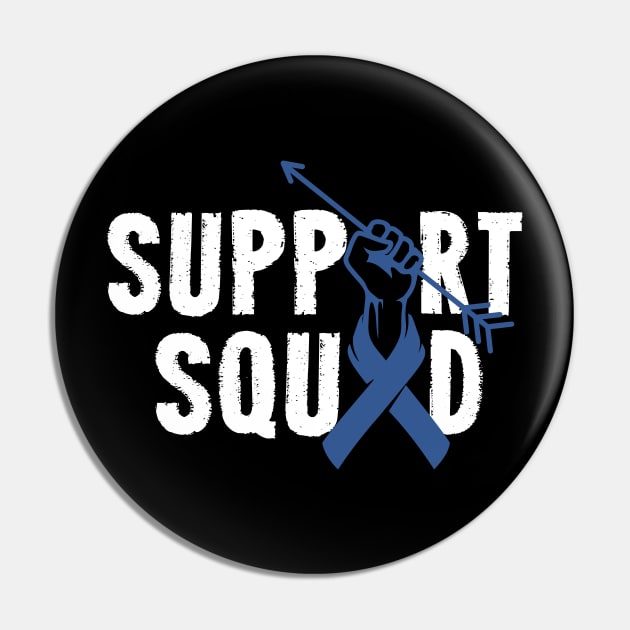 Cancer support Ribbon squad Pin by ArtedPool