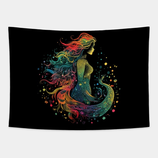 Mermaid Tapestry by JH Mart