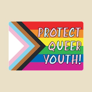 Protect Queer Youth Progress Pride Flag T-Shirt