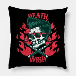 Death Wish Flames Pillow