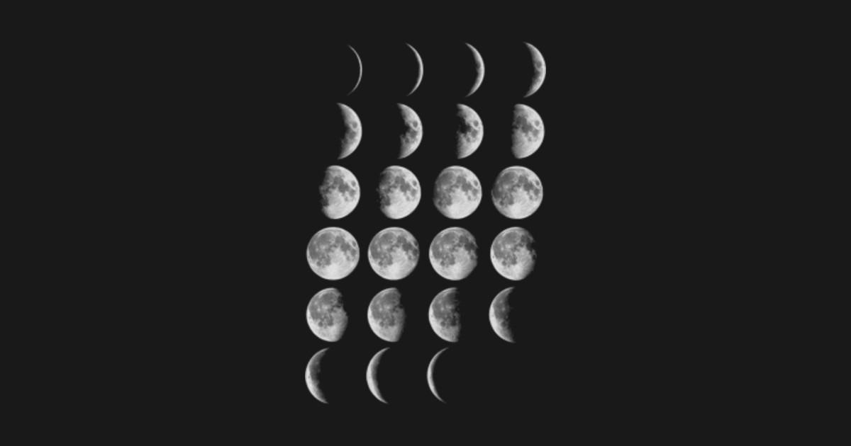 Lunar Eclipse - Moon Phases - Sticker | TeePublic