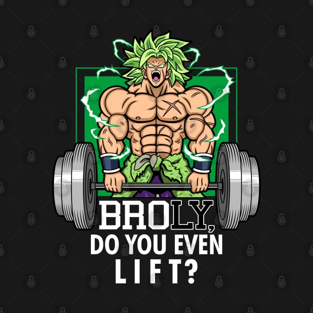 Brolifting Anime Gym Lifting Legendary Warrior Workout Meme by BoggsNicolas