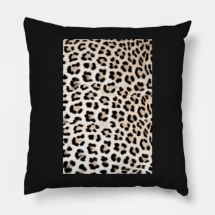 Leopard Print in Leopard Spots Pattern Pillow