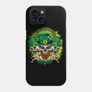 St. Patricks Day Skulls Phone Case