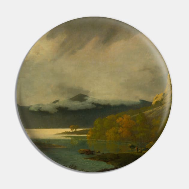 Derwent Water, with Skiddaw in the Distance by Joseph Wright Pin by Classic Art Stall