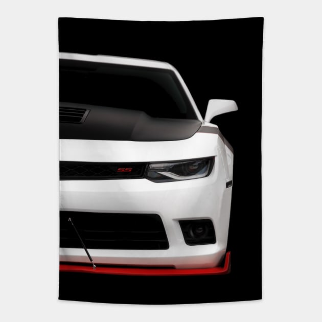 Chevy Camaro SS - high contrast Tapestry by mal_photography