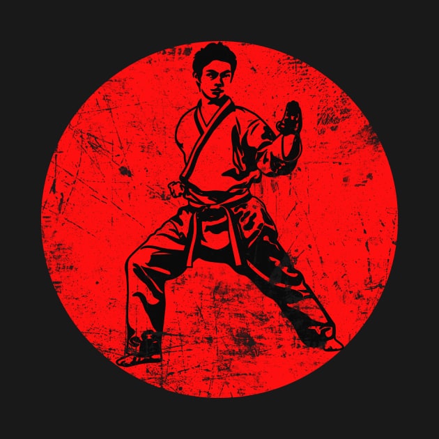 Karate Fight Martial Arts by Foxxy Merch