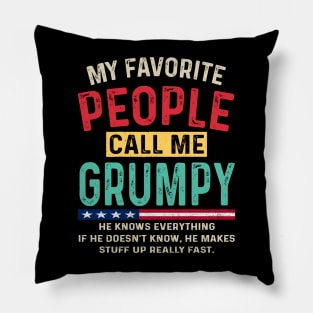 Grumpy Pillow